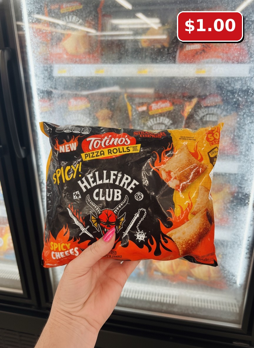 Totino's Pizza Rolls New Spicy! Hellfire Club Stranger Things 50 Pieces