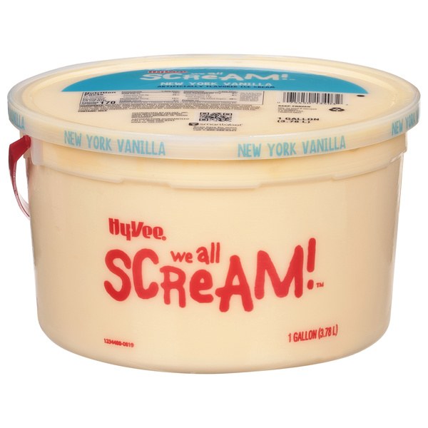 Hy-Vee We All Scream New York Vanilla - $4.78 -> $2.99