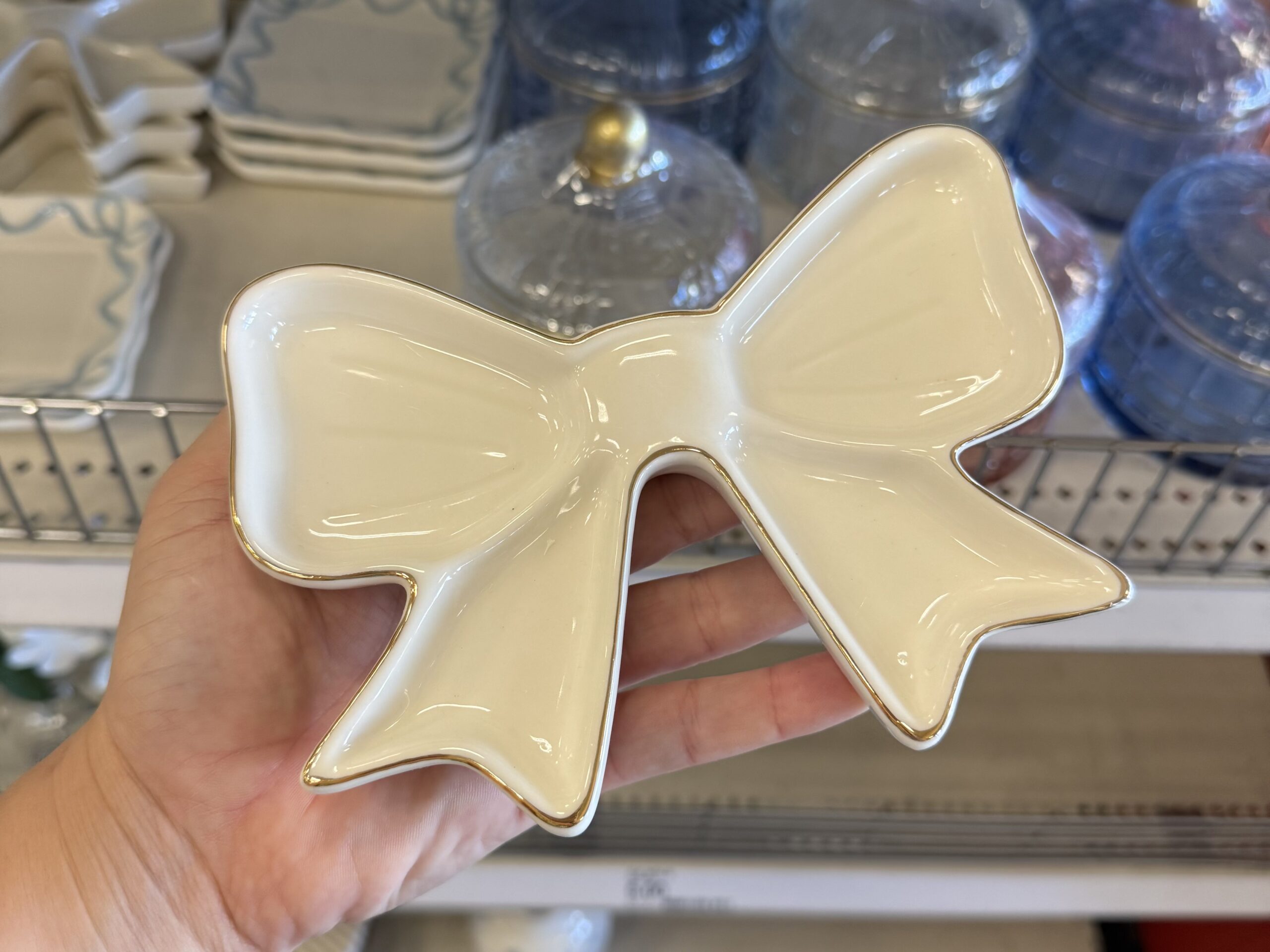 Trinket Dish Clear - Bullseye's Playground™ - in store