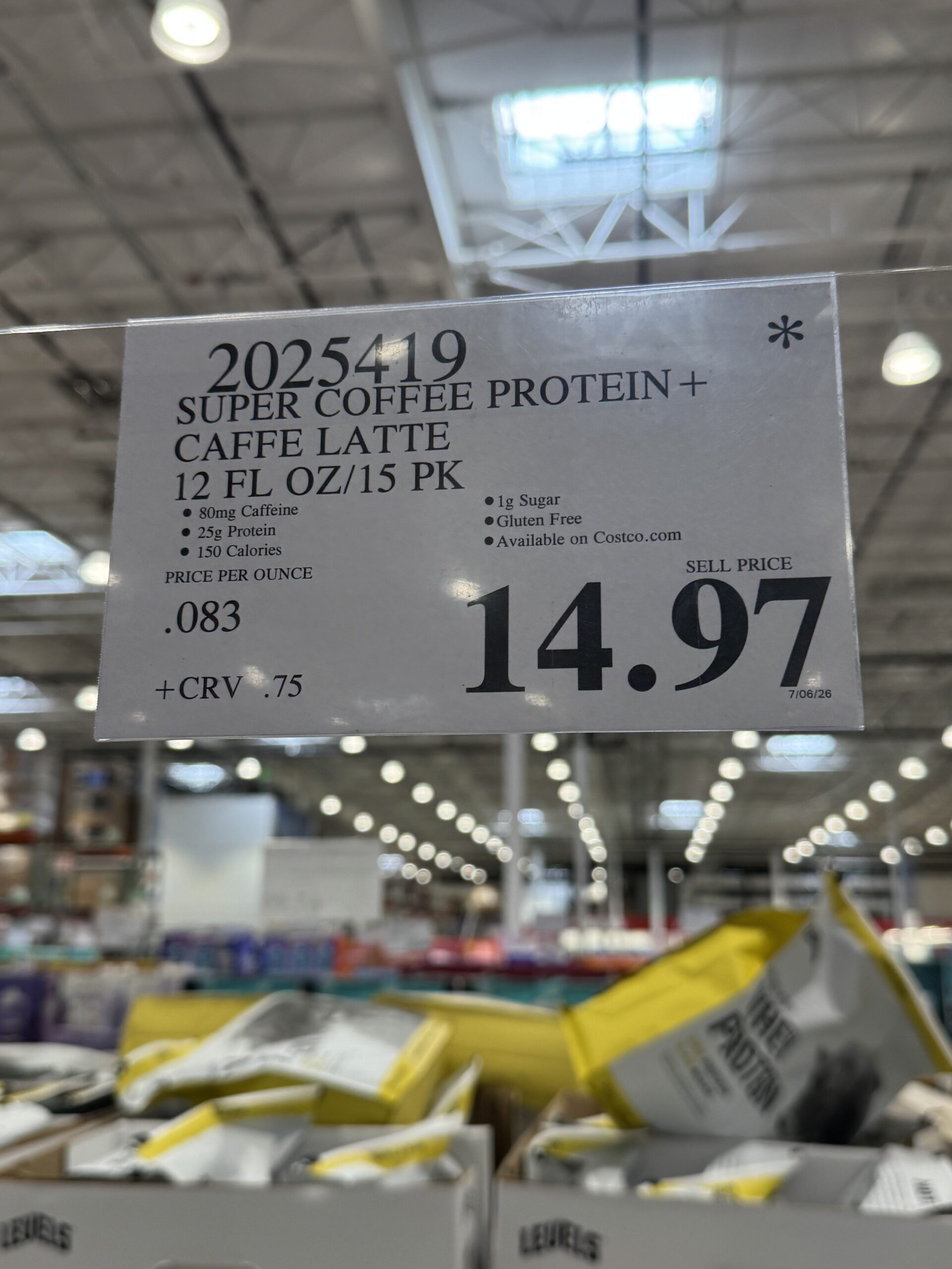 Oikos Protein Shake Vanilla - price tag