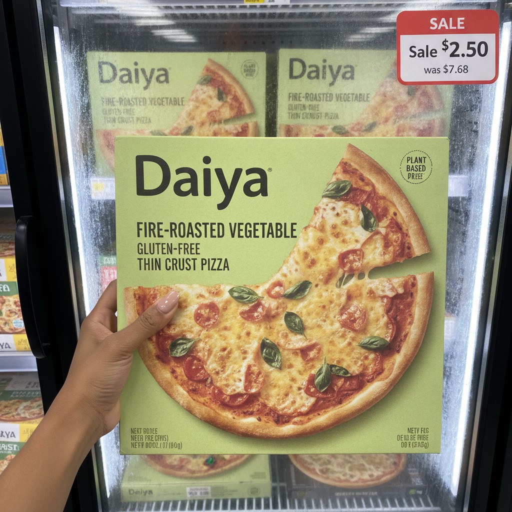 Daiya Fire-Roasted Vegetable Gluten-Free Thin Crust Pizza