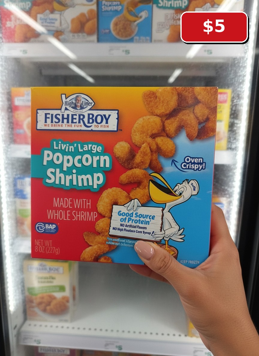 FISHER BOY Livin' Large Popcorn Shrimp