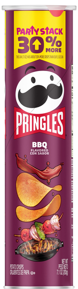 Pringles BBQ Potato Crisps Chips Party Stack