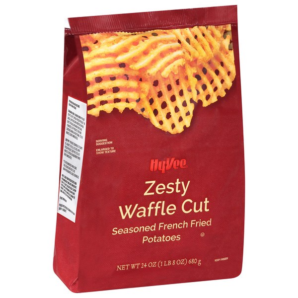 Hy-Vee Zesty Straight Cut Seasoned French Fried Potatoes - $4.69 -> $3.48