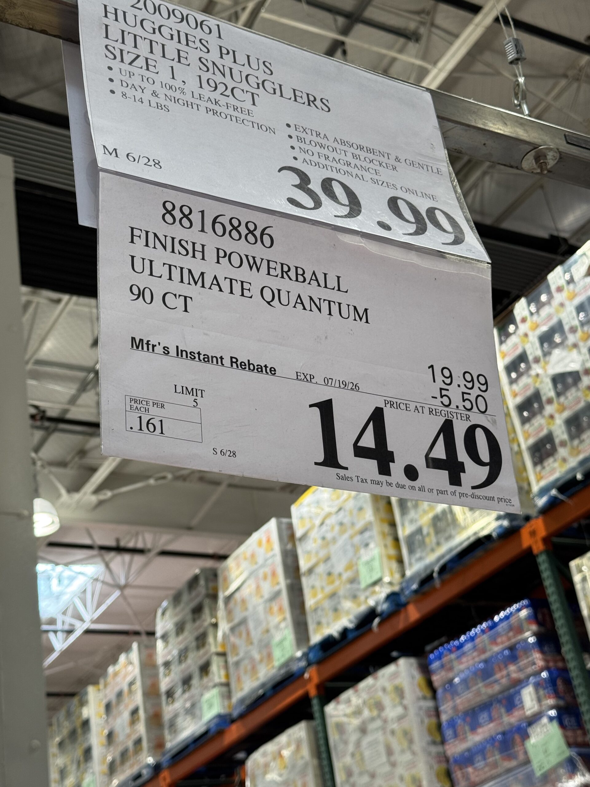 Finish Powerball Ultimate Quantum - price tag