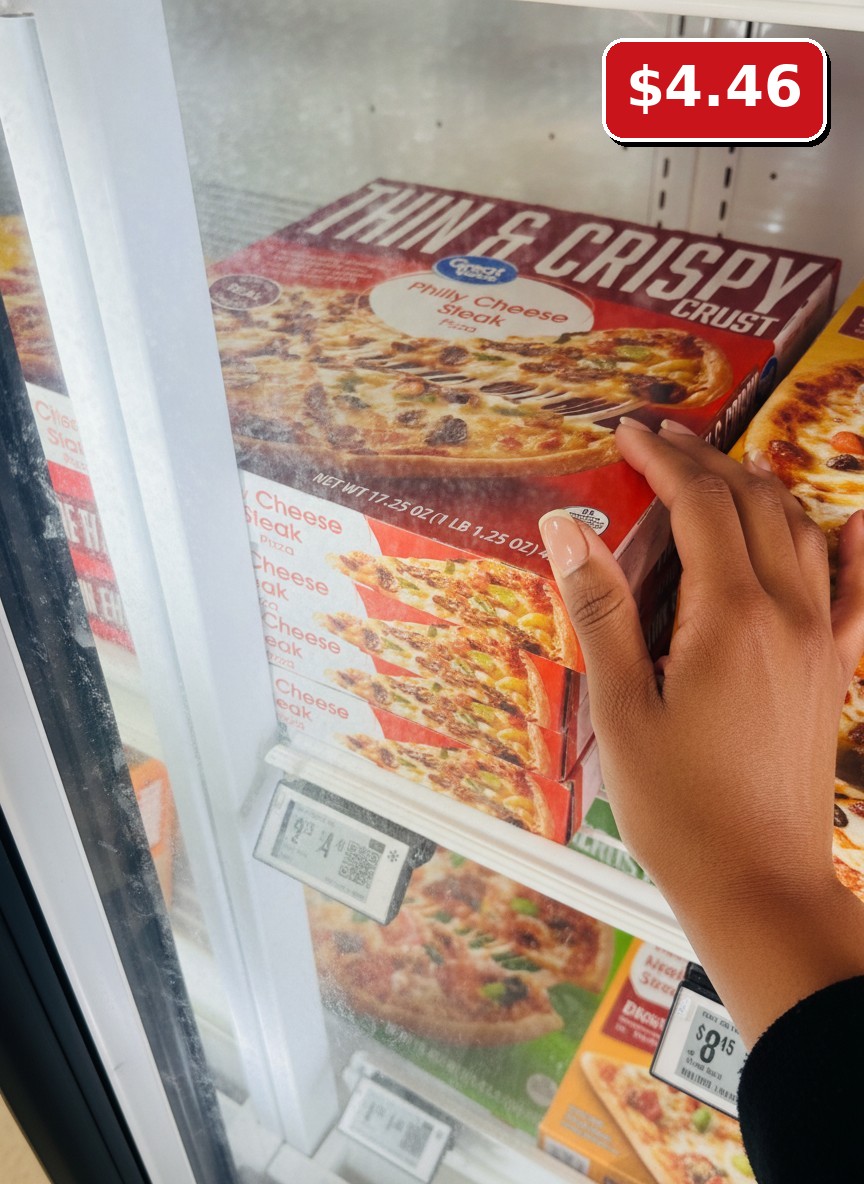 Great Value Philly Cheese Steak Pizza Thin & Crispy Crust