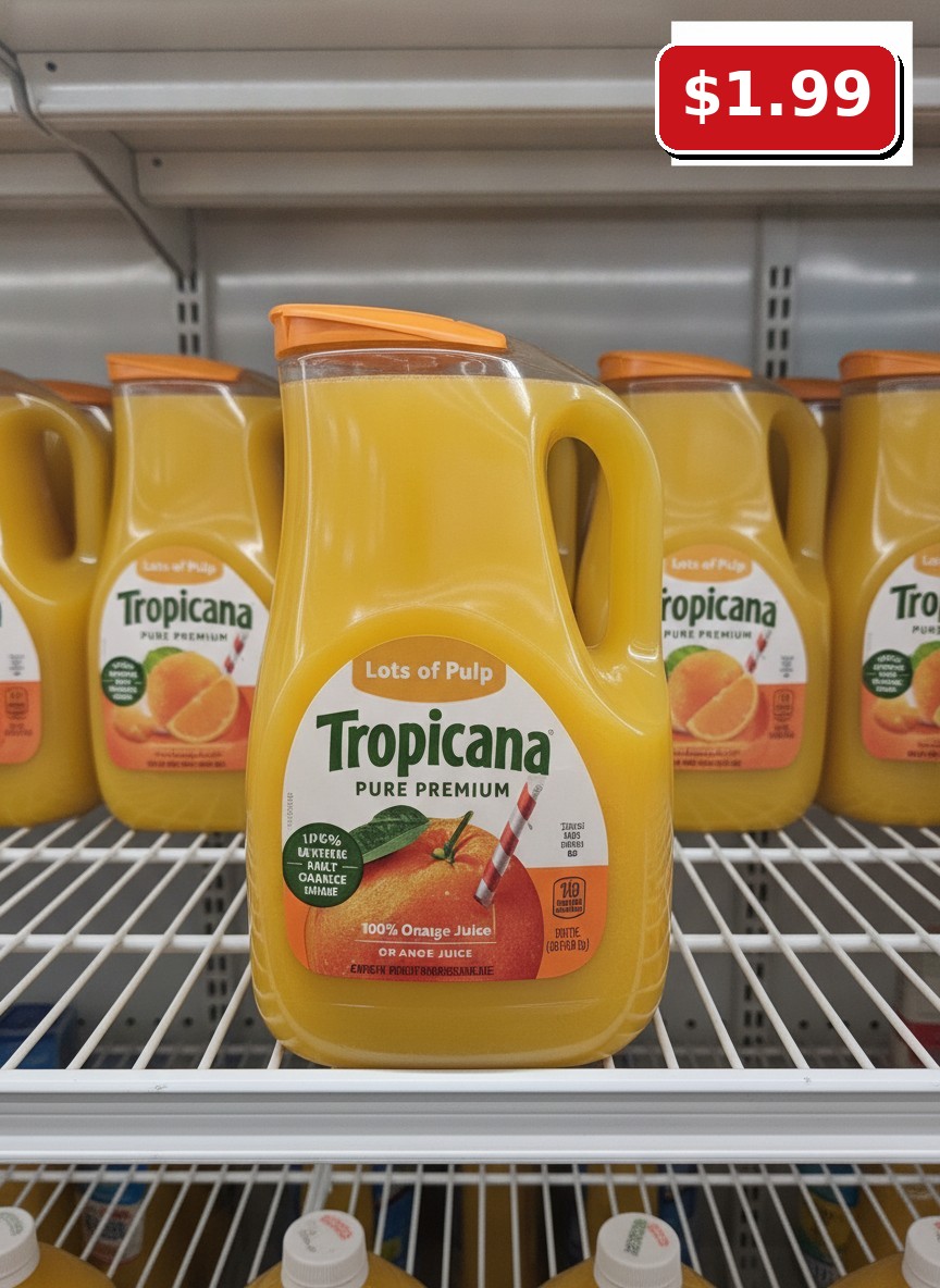 Tropicana Pure Premium 100% Orange Juice Lots of Pulp
