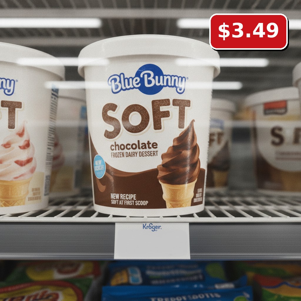 Blue Bunny SOFT chocolate FROZEN DAIRY DESSERT