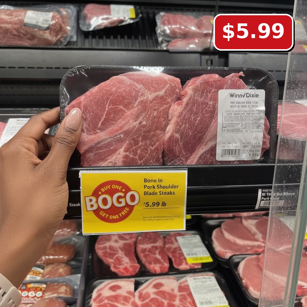 Bone In Pork Shoulder Blade Steaks