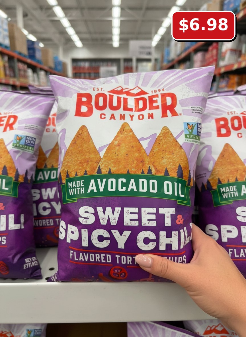 BOULDER CANYON SWEET & SPICY CHILI FLAVORED TORTILLA CHIPS