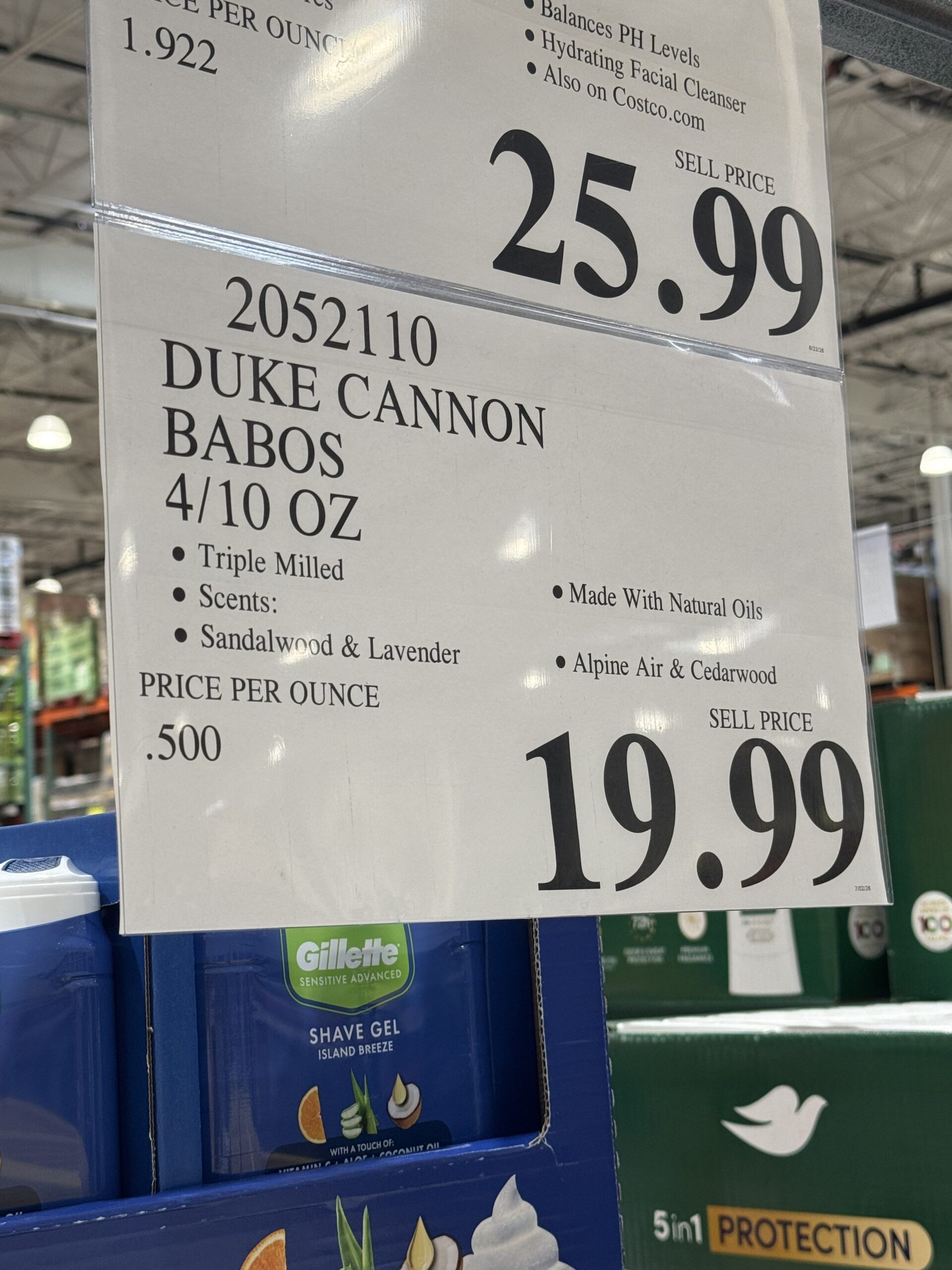 Duke Cannon Big Ass Bricks of Soap - price tag