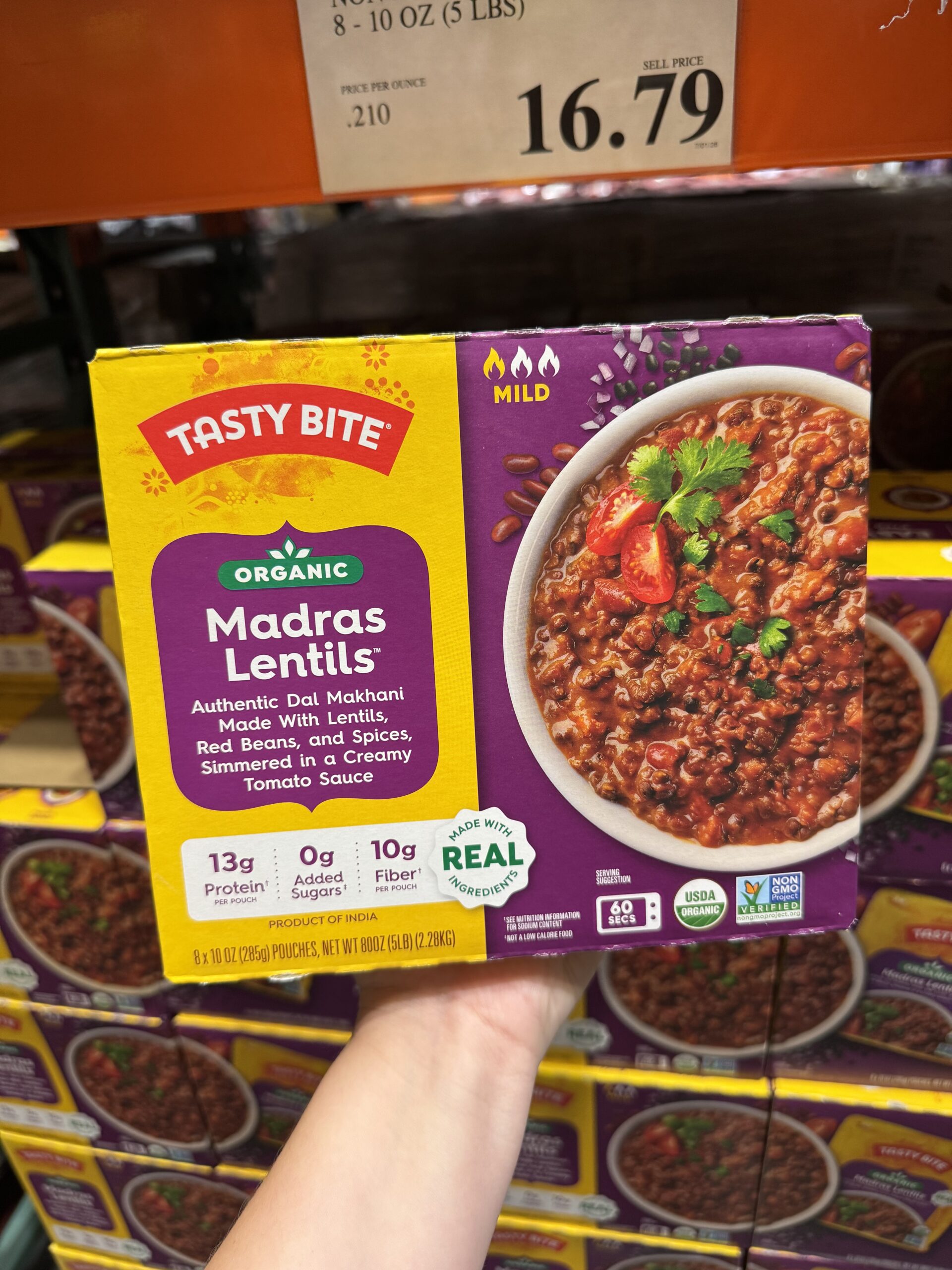Tasty Bite Organic Madras Lentils