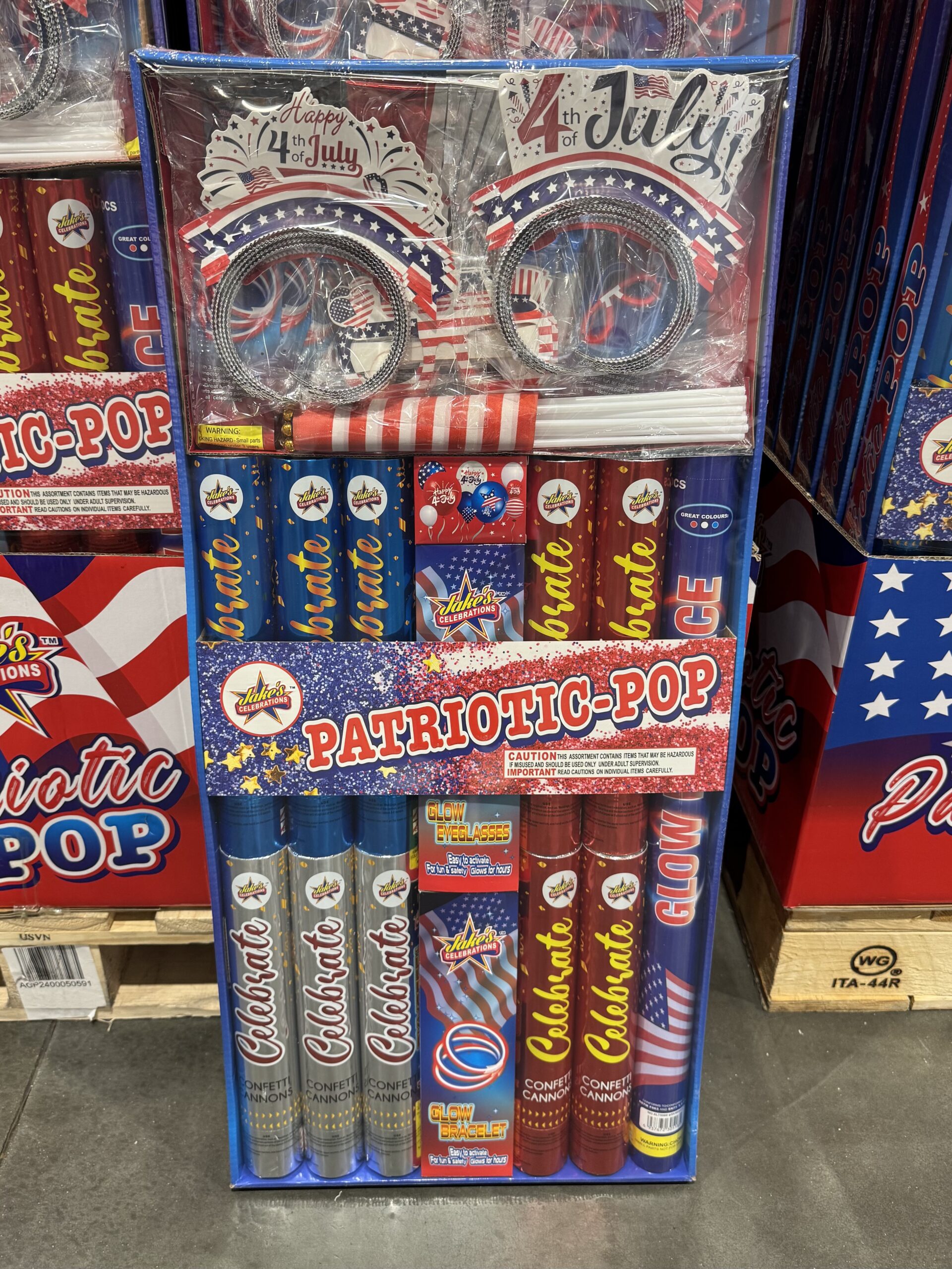 Jake's Fireworks Patriotic-Pop