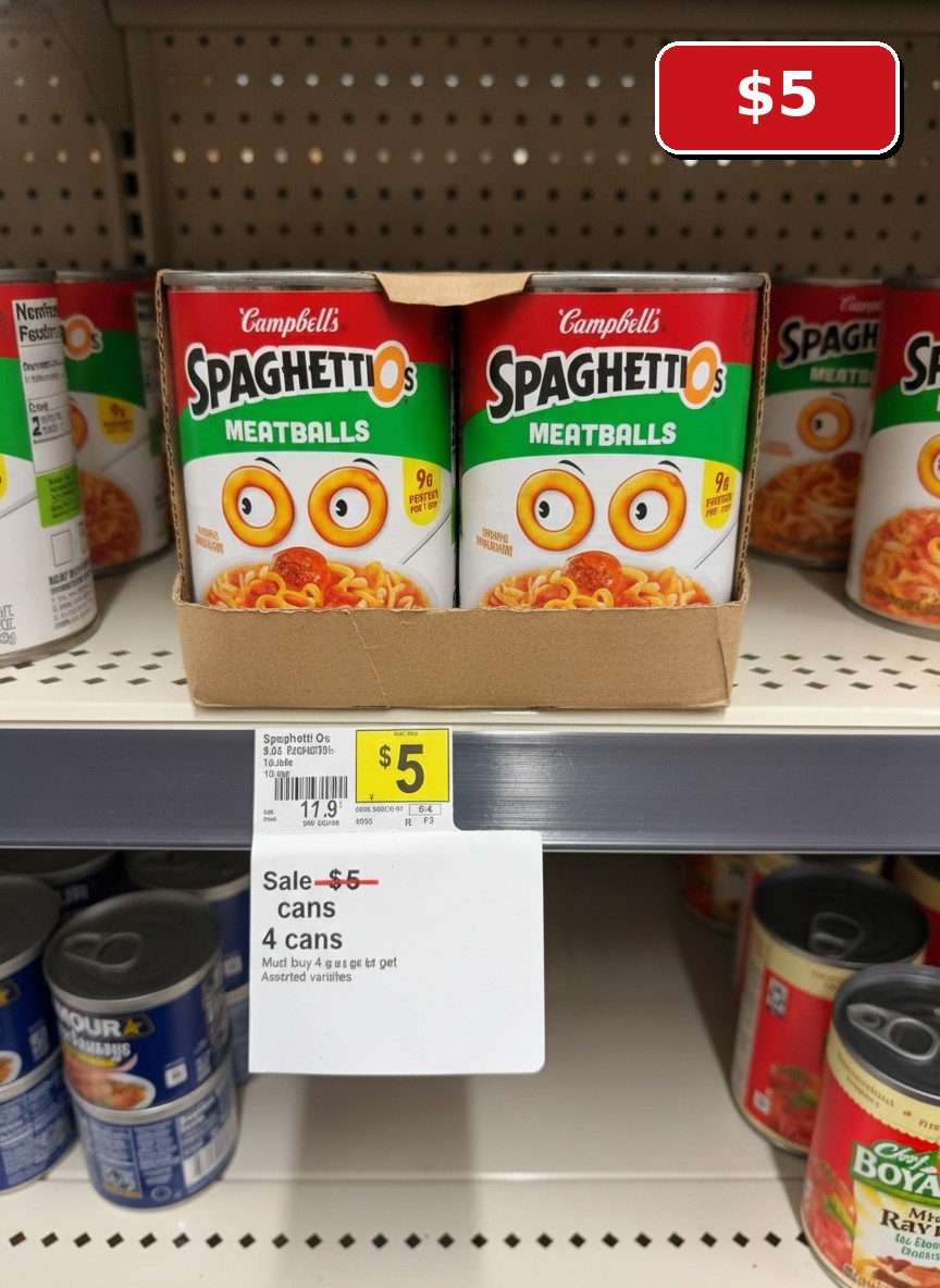 Campbell's Spaghettio's Meatballs