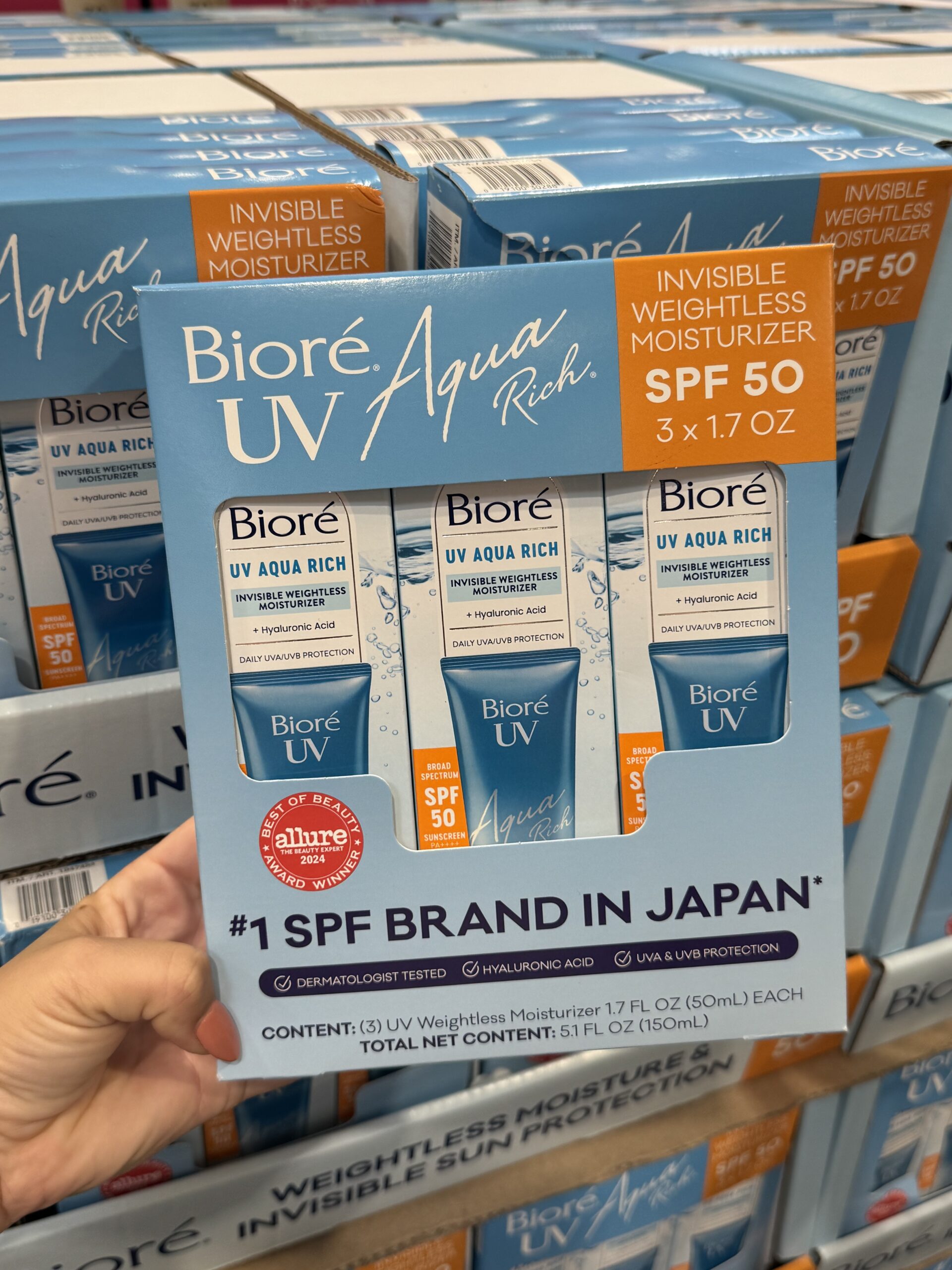 Bioré UV Aqua Rich Invisible Weightless Moisturizer
