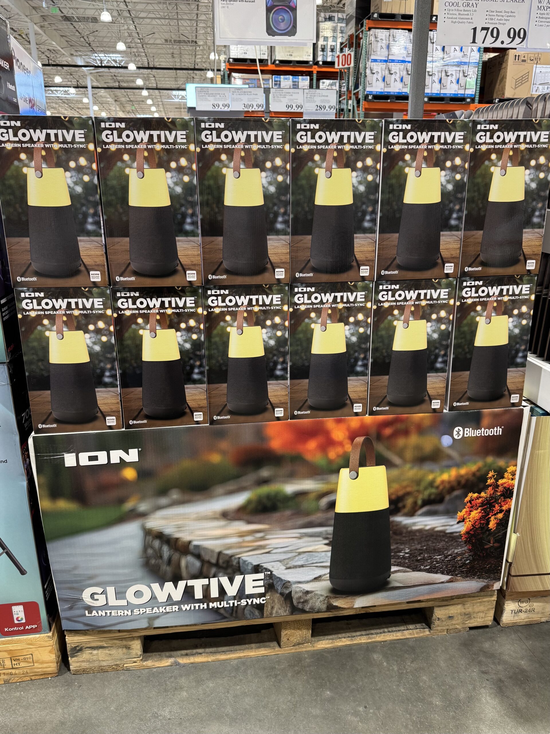 ION GLOWTIVE LANTERN SPEAKER WITH MULTI-SYNC