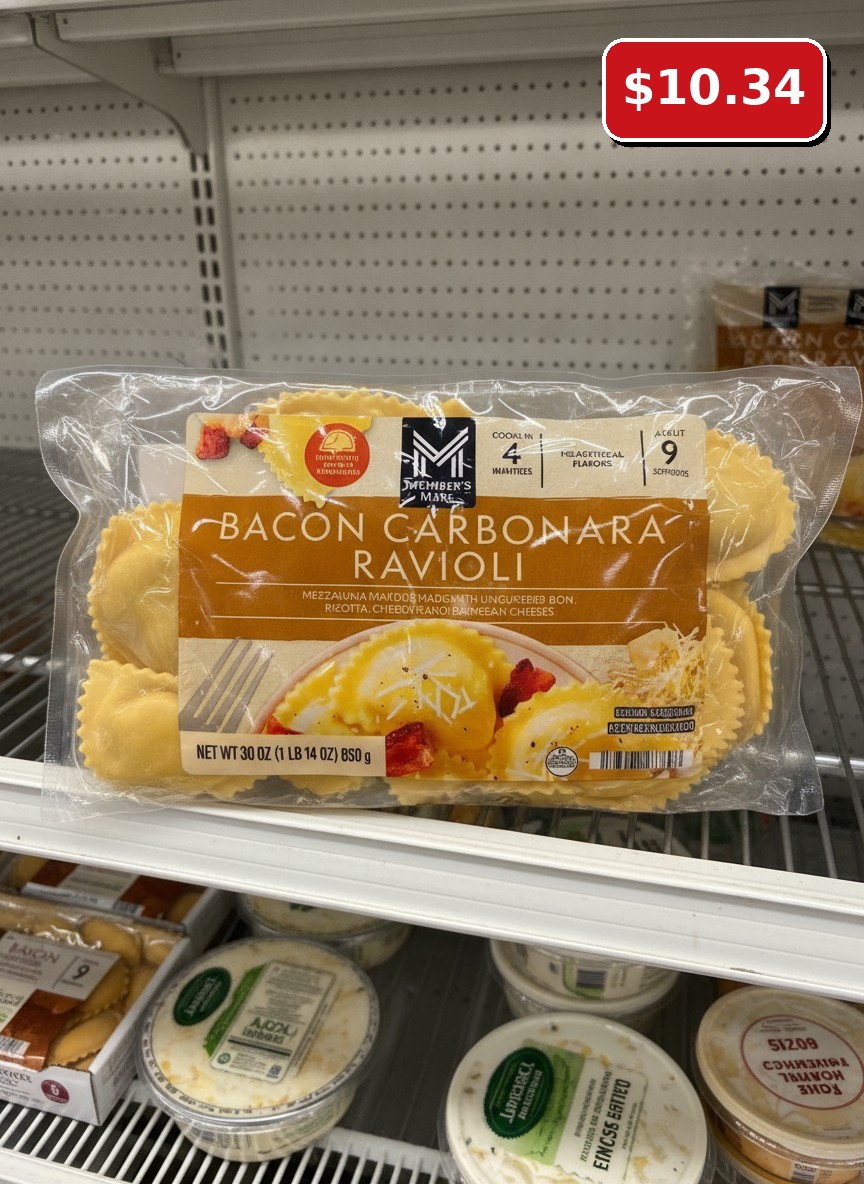 MEMBER'S MARK BACON CARBONARA RAVIOLI