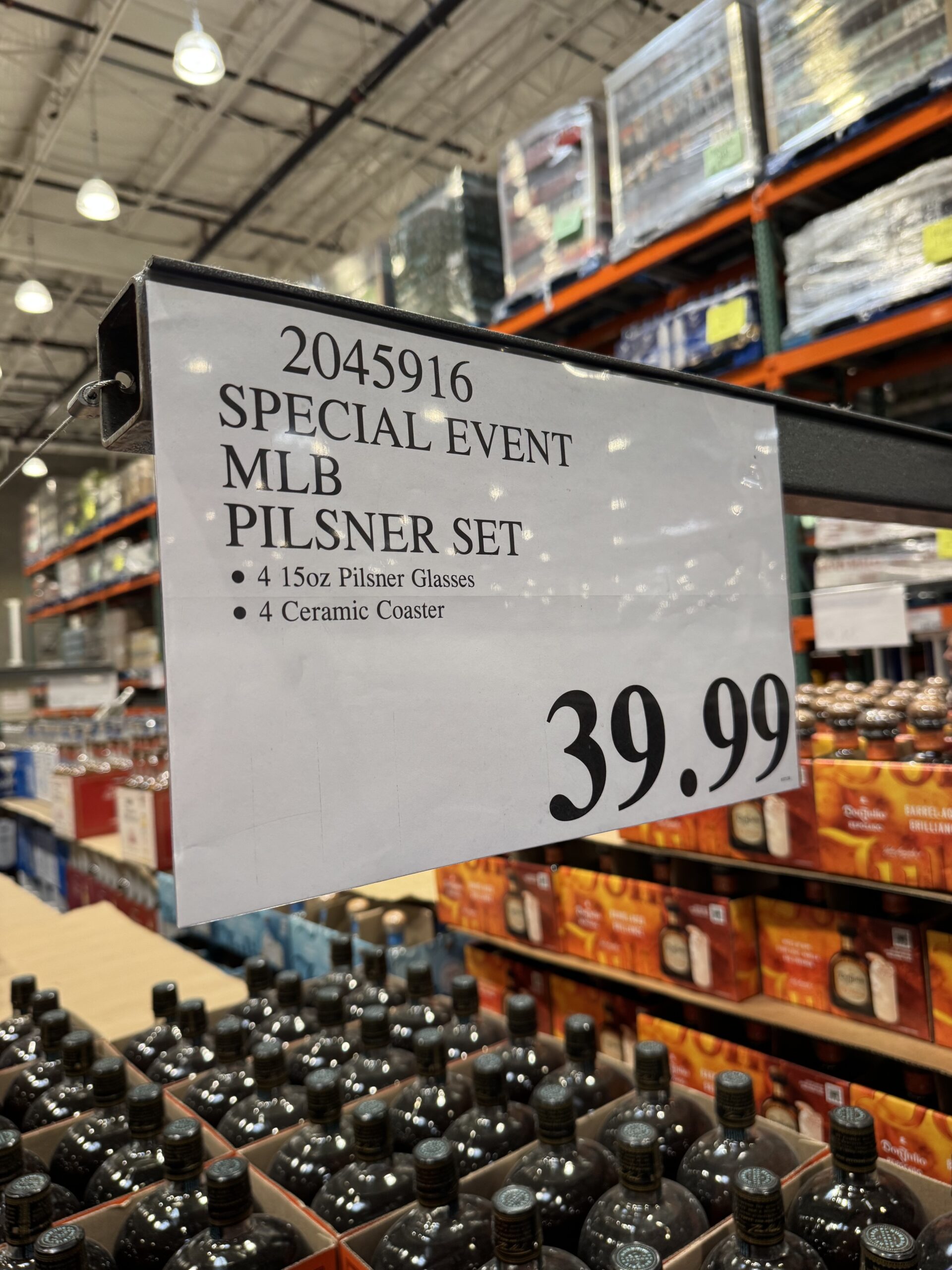 The Memory Company MLB 15 Oz Pilsner Glass Set - price tag