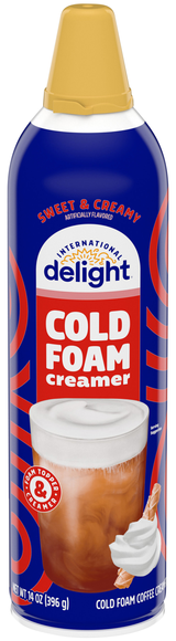 International Delight Sweet & Creamy Flavored Cold Foam Coffee Creamer