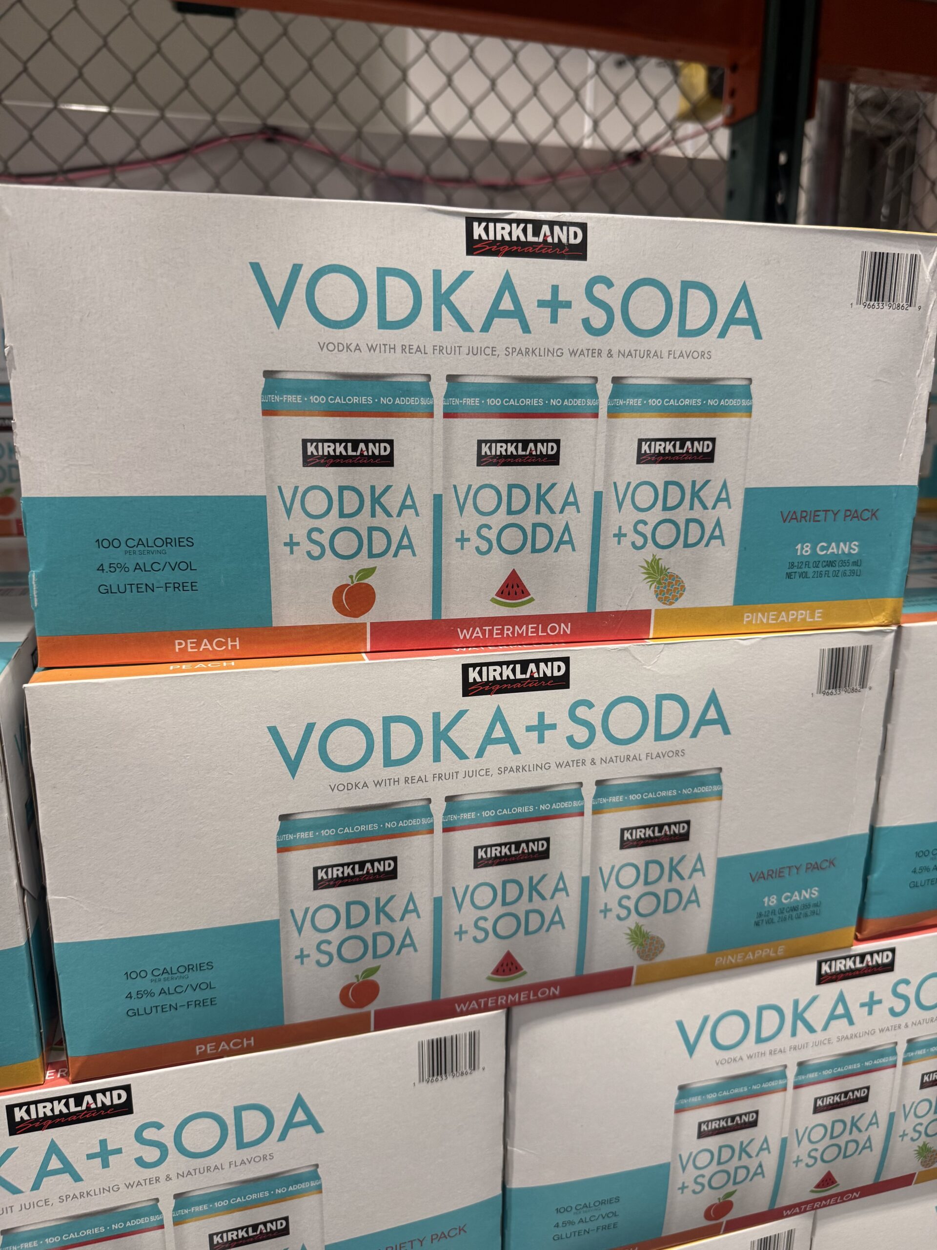 Kirkland Signature Vodka + Soda Variety Pack