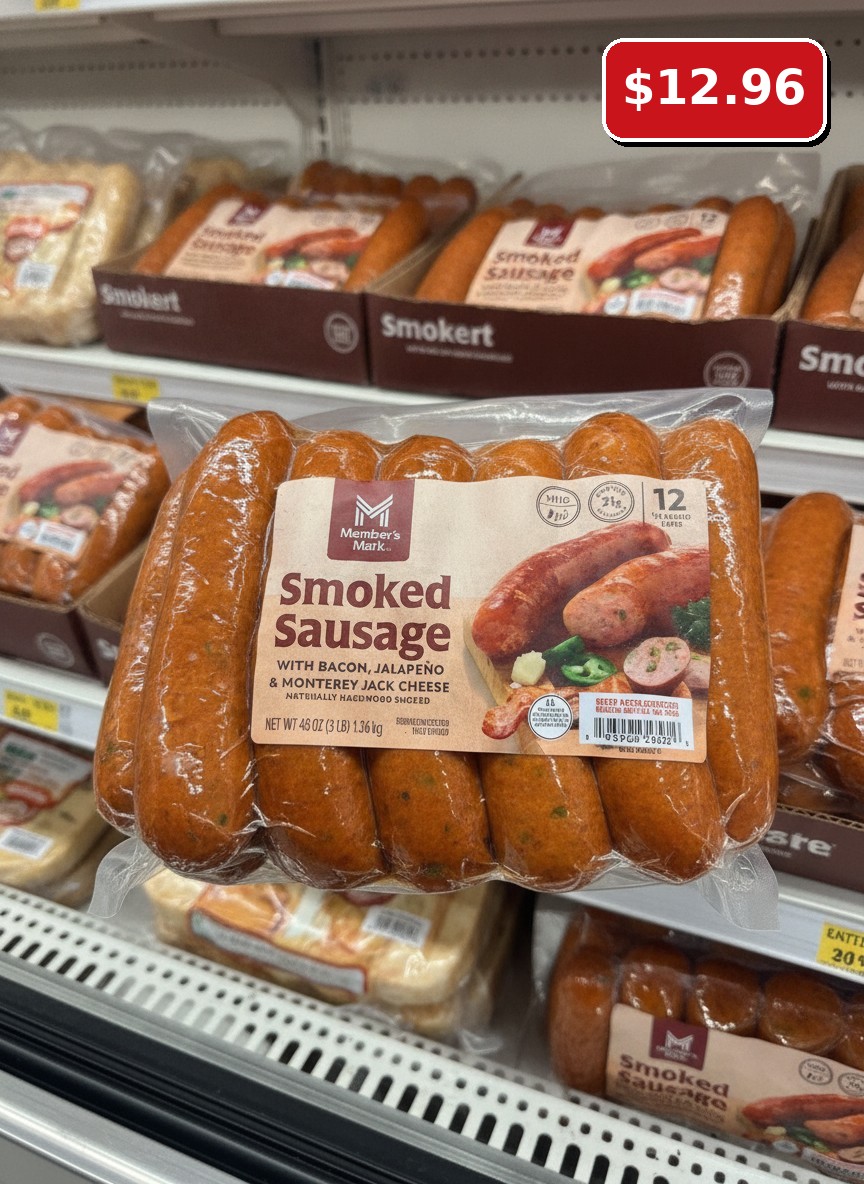 Member's Mark Smoked Sausage With Bacon, Jalapeno & Monterey Jack Cheese