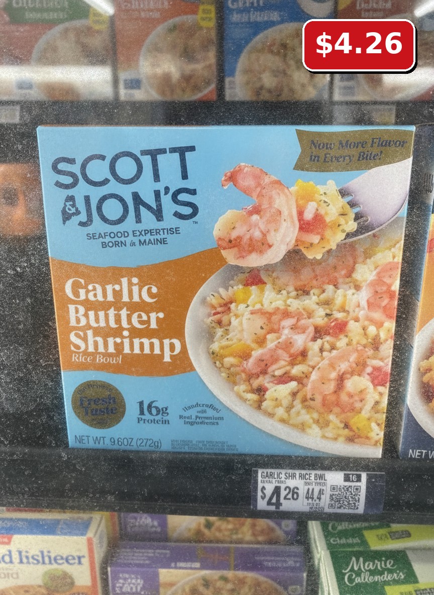 SCOTT & JON'S Garlic Butter Shrimp Rice Bowl