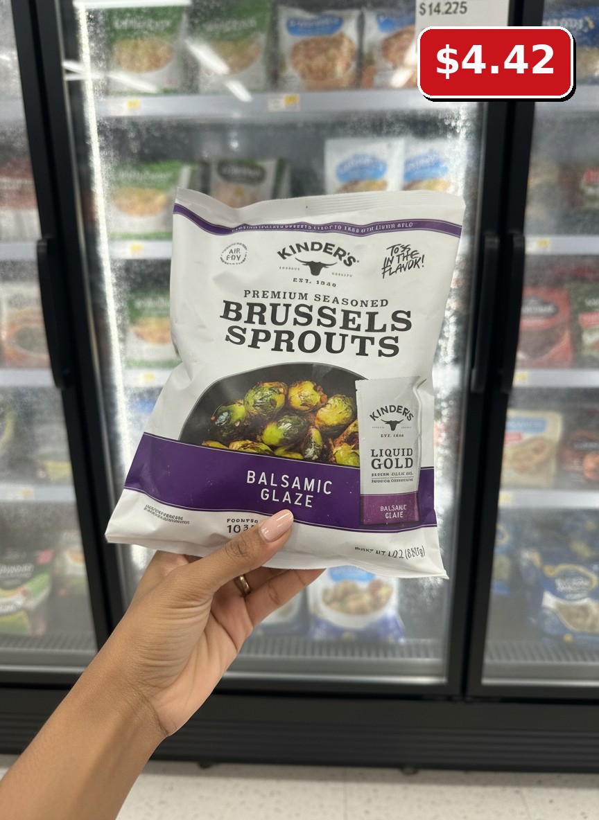 Kinder's Premium Seasoned Brussels Sprouts Balsamic Glaze