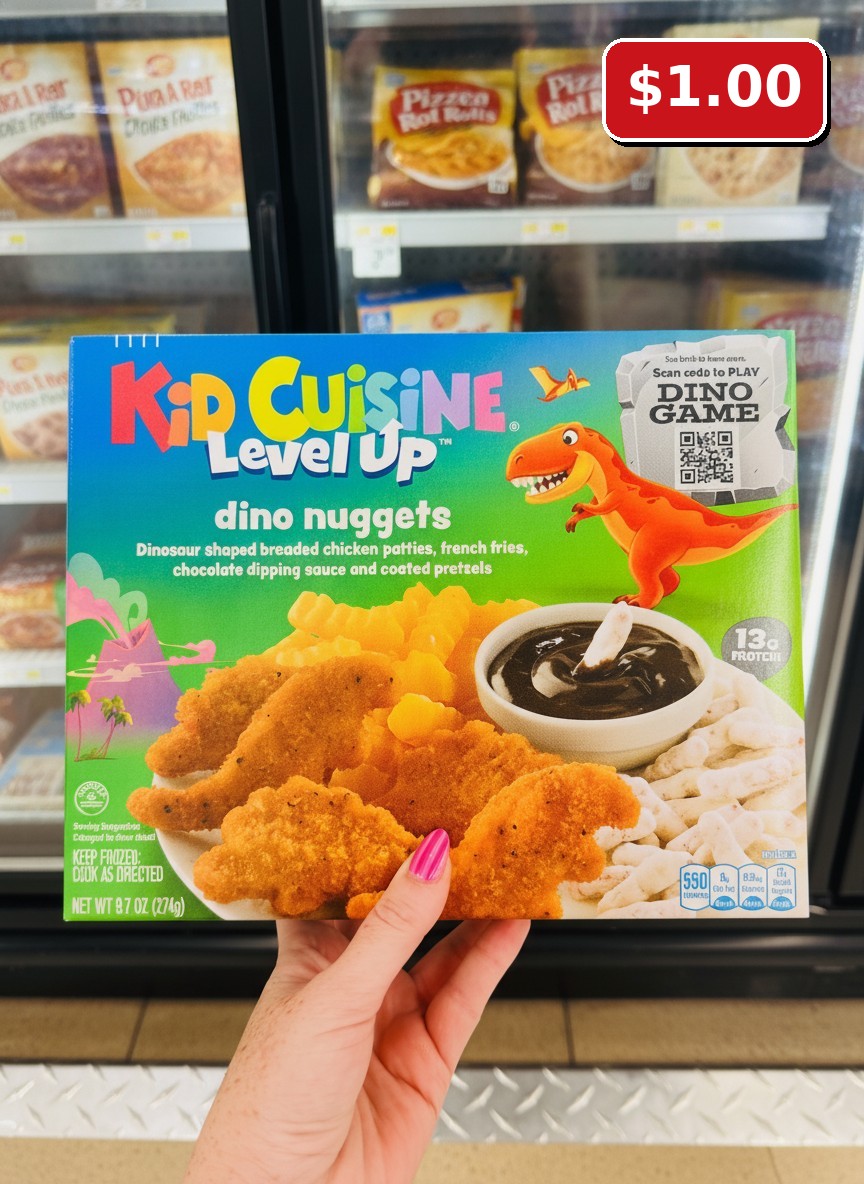 Kid Cuisine Level Up dino nuggets
