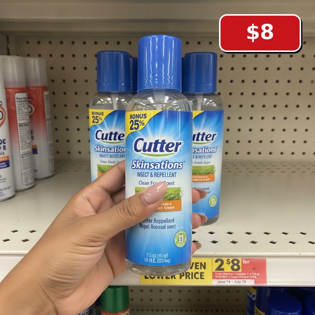 Cutter Skinsations Insect Repellent Aloe & Vitamin E 7.5 oz.