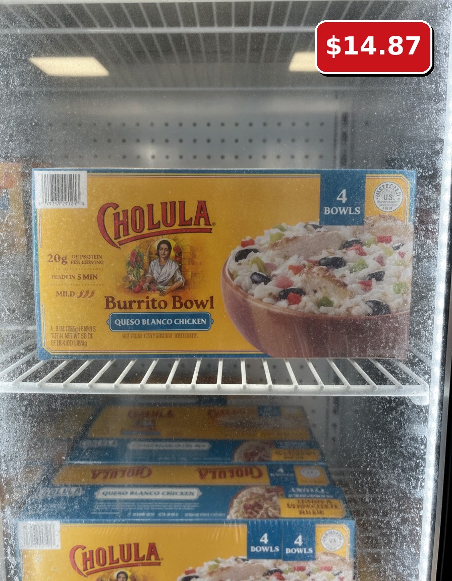 Cholula Burrito Bowl Queso Blanco Chicken