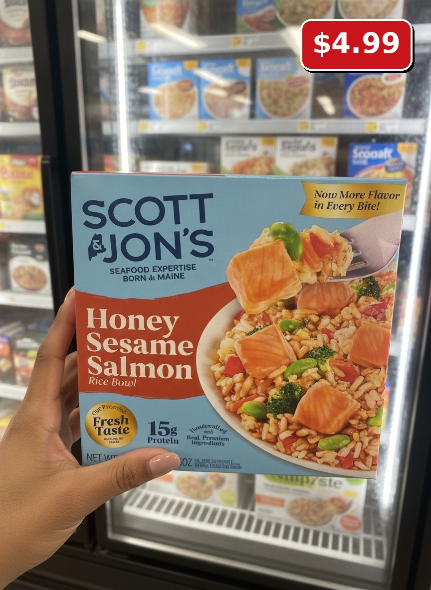 Scott Jon's Honey Sesame Salmon Rice Bowl