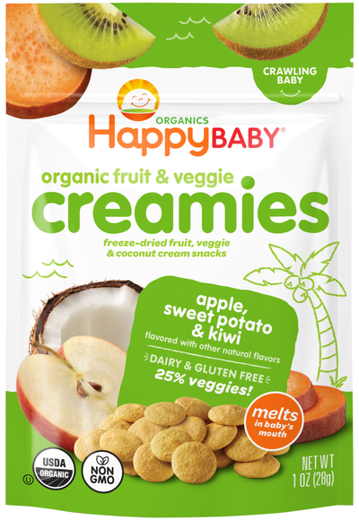 Happy Baby Organics Creamies Apple Sweet Potato & Kiwi