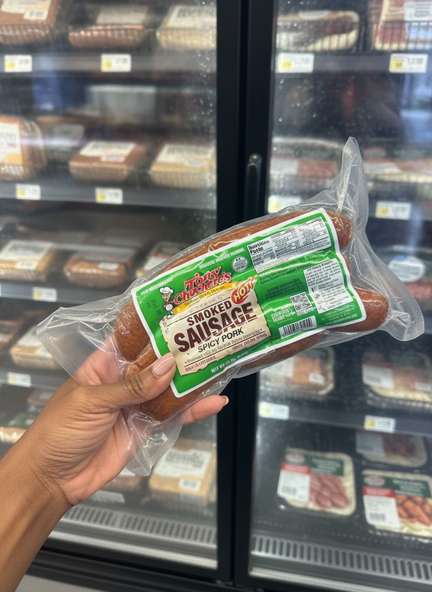 Tony Chachere's Smoked Sausage Spicy Pork