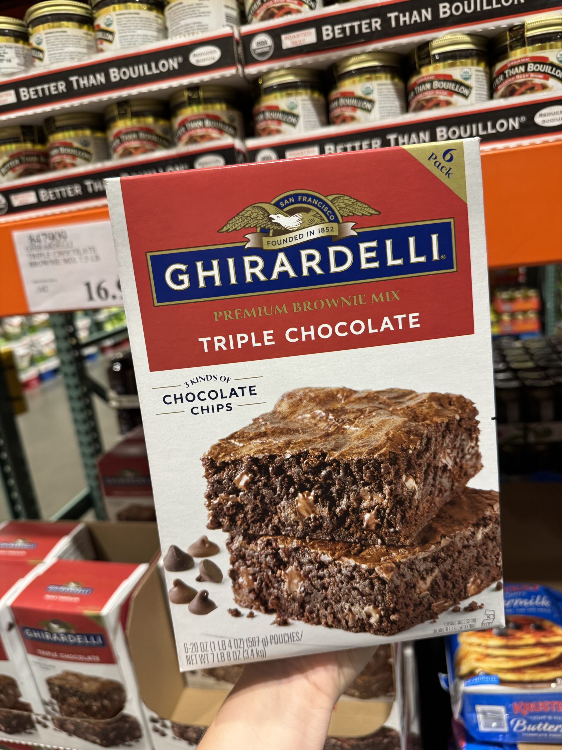 Ghirardelli Triple Chocolate Brownie Mix