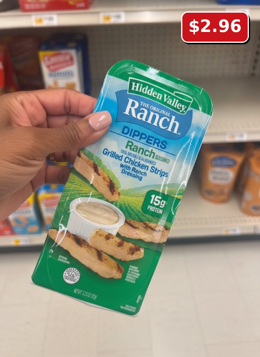 Hidden Valley THE ORIGINAL Ranch DIPPERS Ranch SEASONED Grilled Chicken Strips With Ranch Dressing