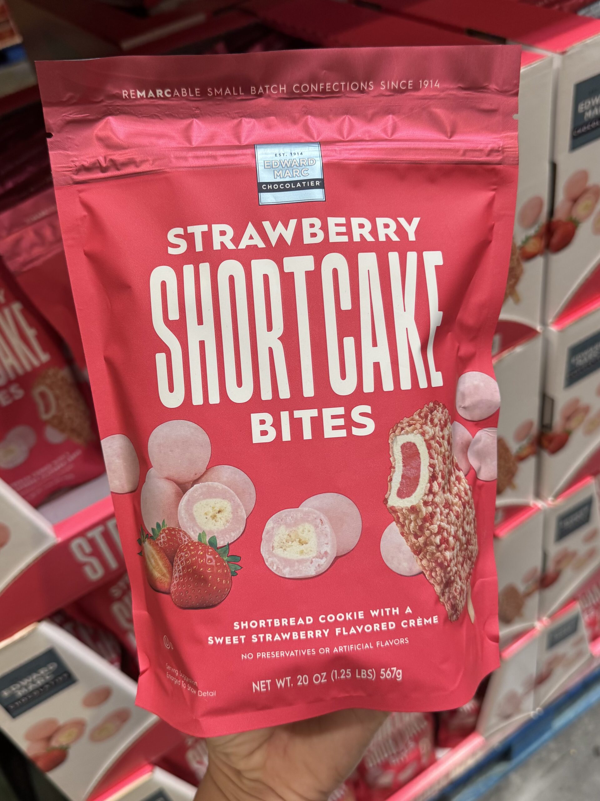 Edward Marc Strawberry Shortcake Bites