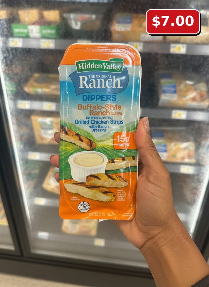 Hidden Valley The Original Ranch Dippers Buffalo Style Ranch Seasoned Grilled Chicken Strips with Ranch Dressing