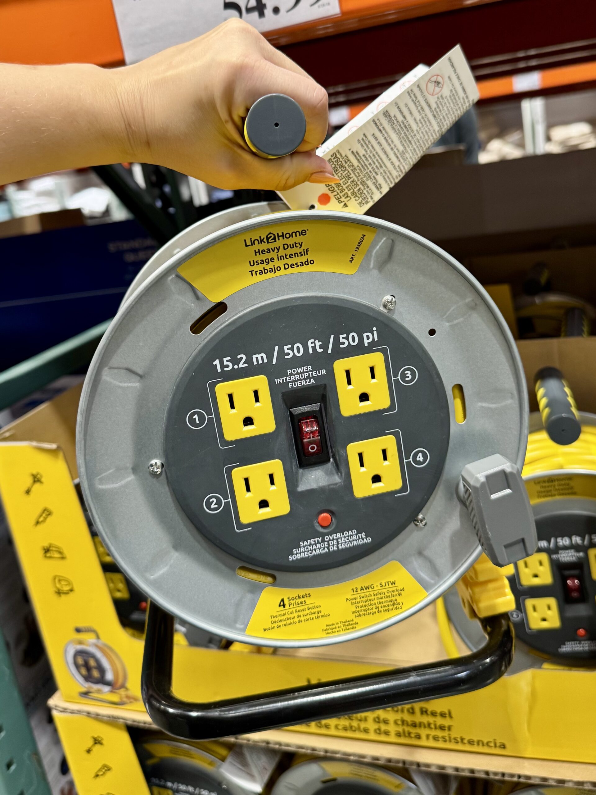 Link2Home Heavy Duty Cord Reel