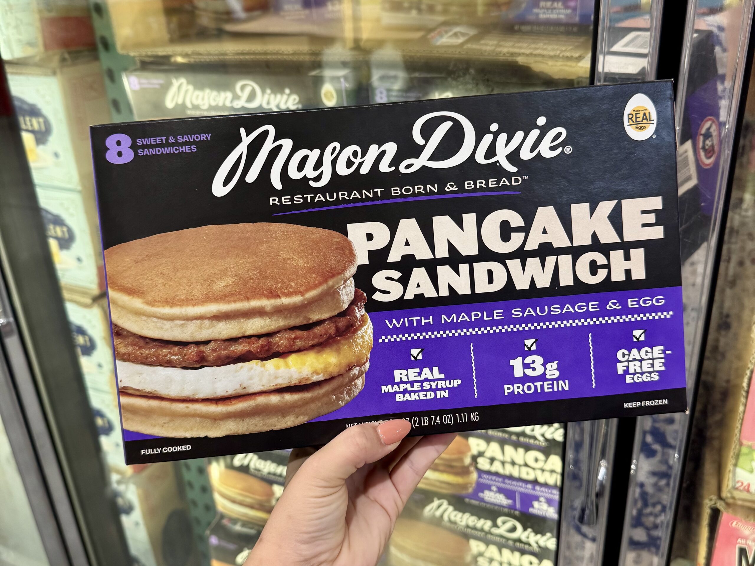 Mason Dixie Pancake Sandwich