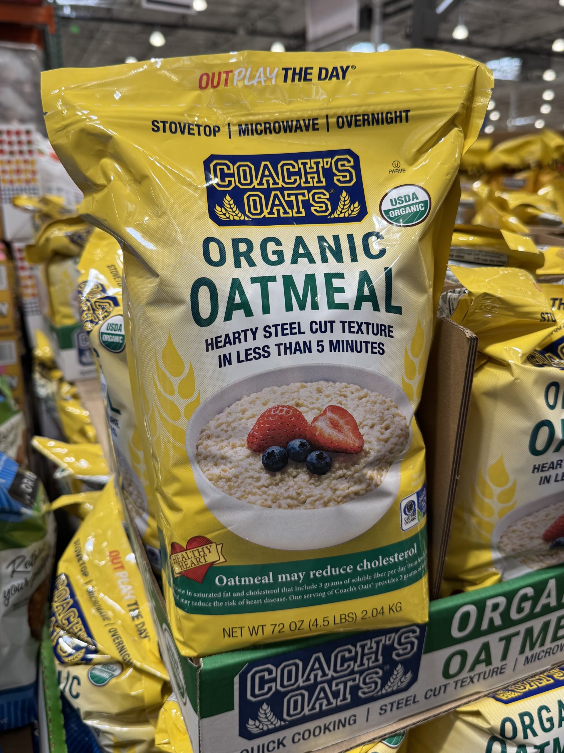 Coach's Oats Organic Oatmeal