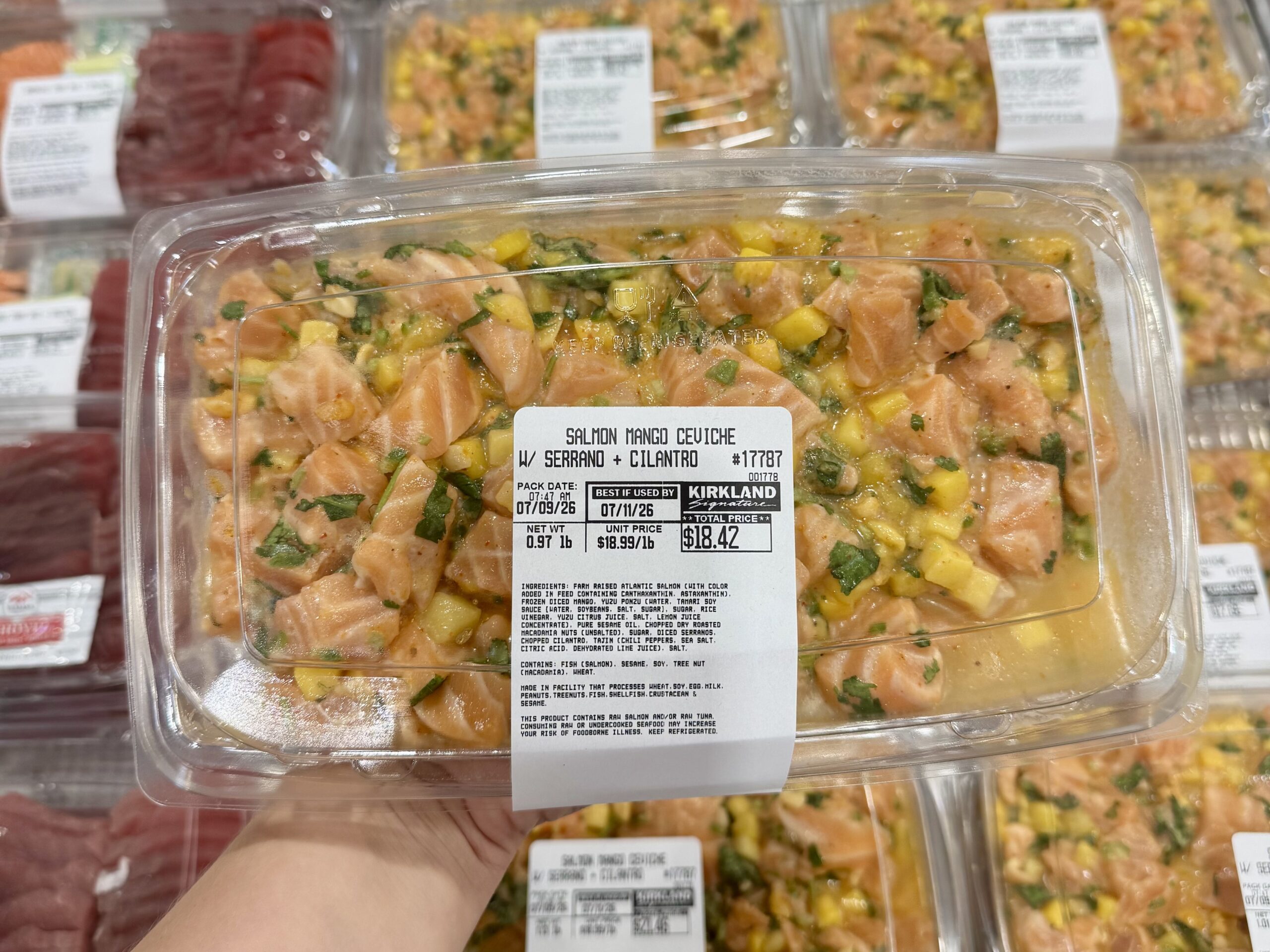 Kirkland Signature Salmon Mango Ceviche