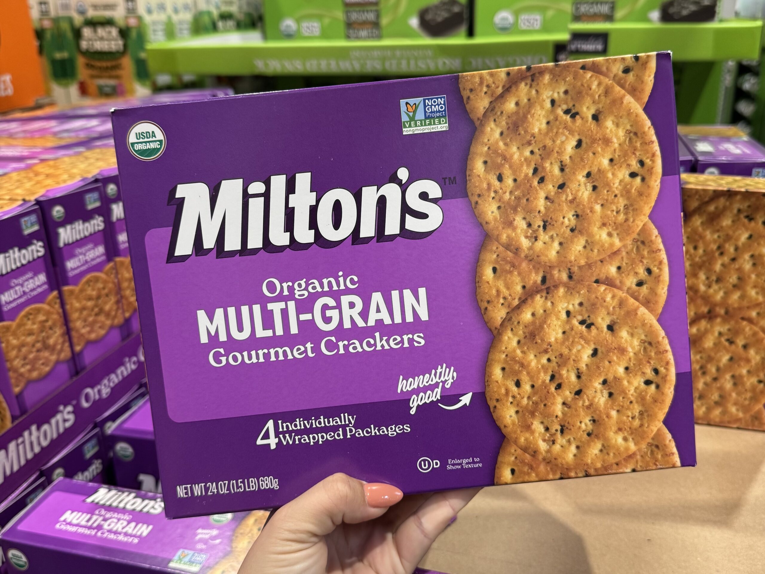 Milton's Organic Multi-Grain Gourmet Crackers
