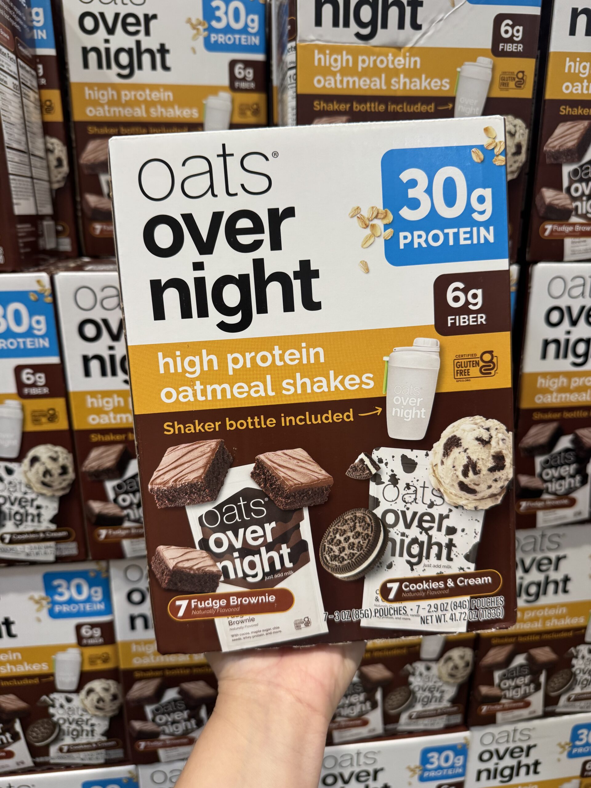 Oats Over Night High Protein Oatmeal Shakes