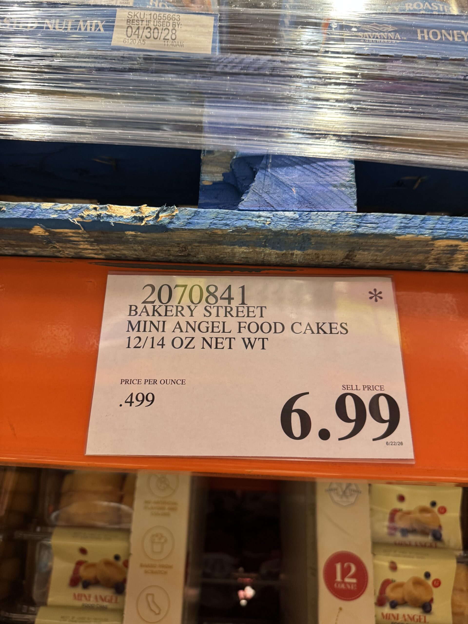 Bakery Street Mini Angel Food Cake - price tag