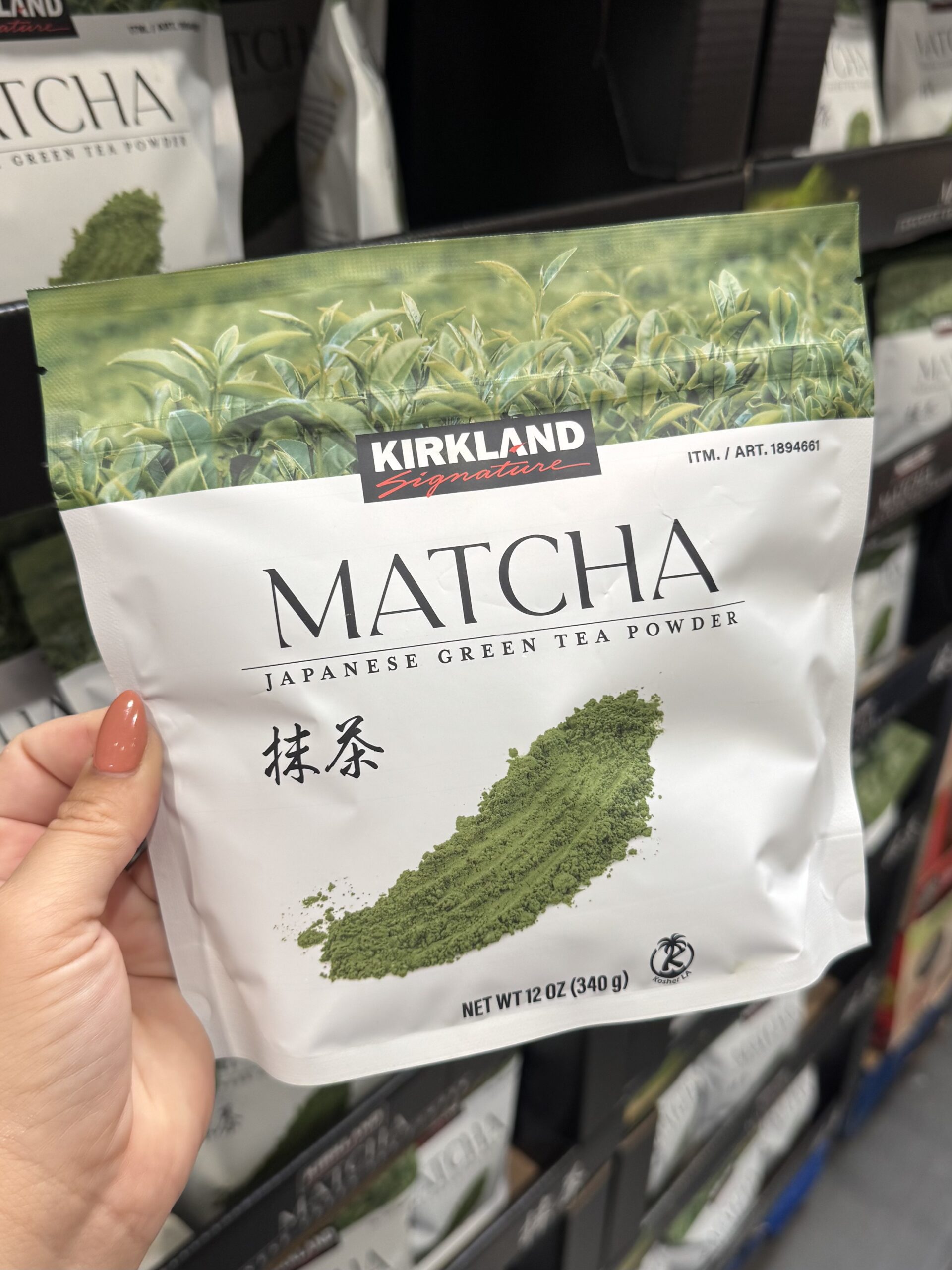 Kirkland Signature Matcha Japanese Green Tea Powder