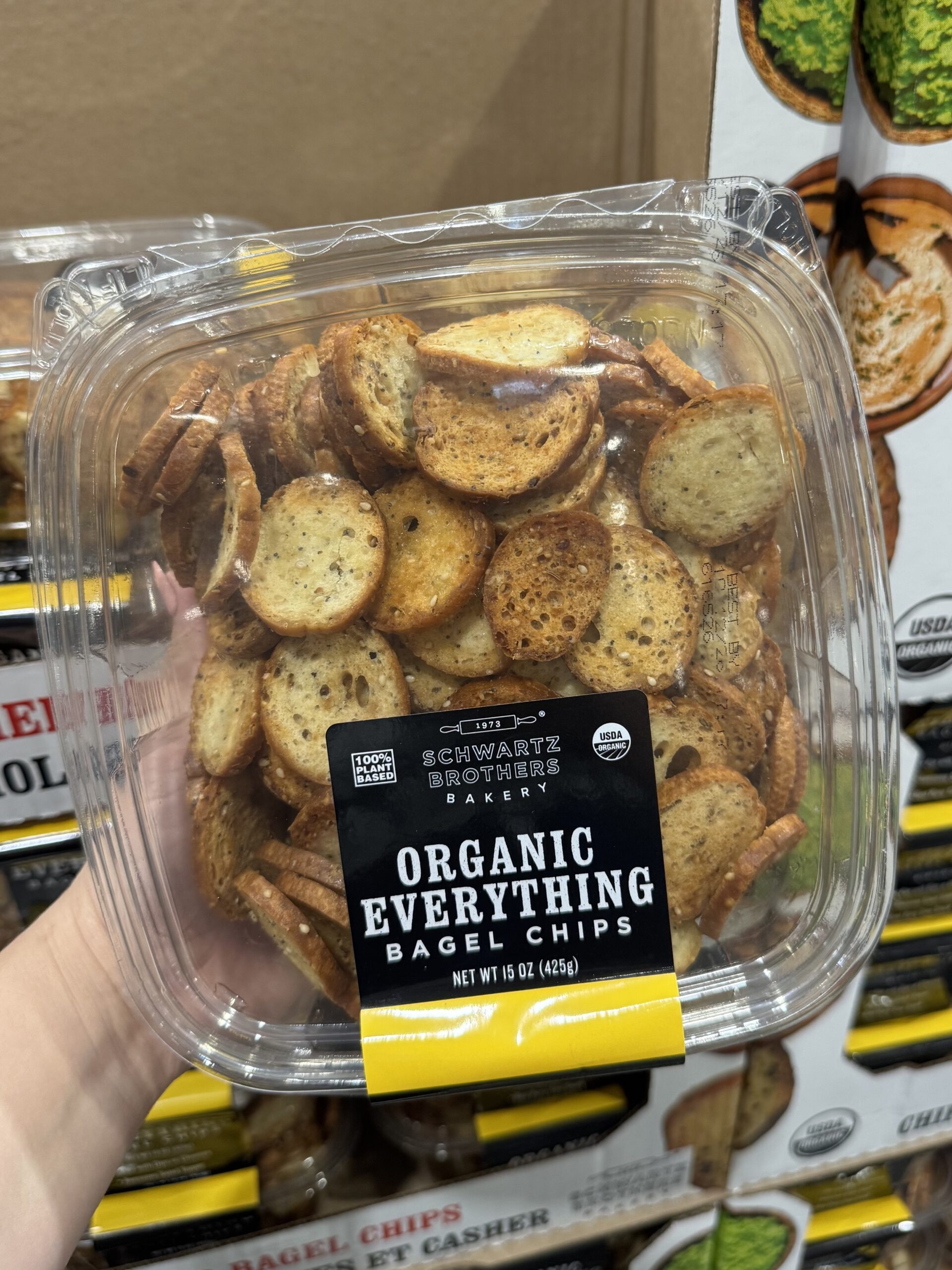 Schwartz Brothers Organic Everything Bagel Chips