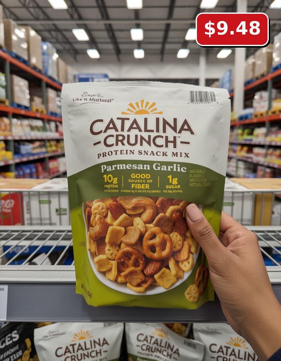 CATALINA CRUNCH PROTEIN SNACK MIX Parmesan Garlic