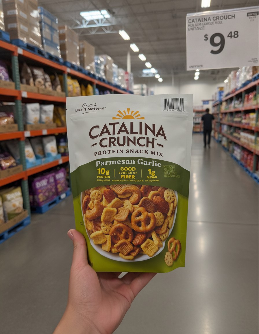 CATALINA CRUNCH PROTEIN SNACK MIX Parmesan Garlic