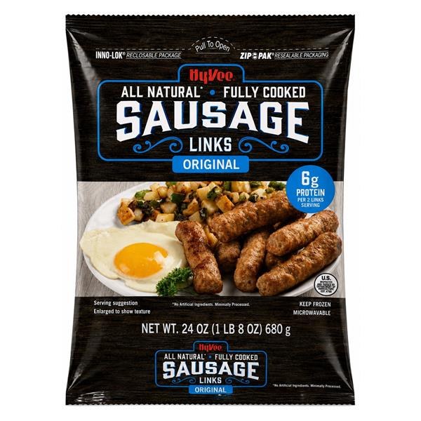 Hy-Vee Original Sausage Links - $7.99 -> $6.99