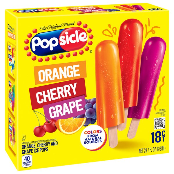 Hy-Vee Rainbow Pops - Orange, Cherry & Grape - $5.99 -> $3.99